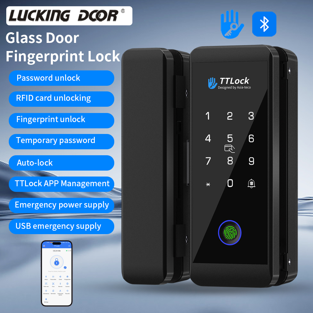 TTLOCK Smart Glass lock Ricono - Glass Door Hinge recensione e prezzo
